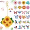 24pcs 5D Diamond Art Keychains – Double-Sided DIY Diamond Painting Kit, Full Drill Pendants for Beginners, Adults, Crafts, Home & Party Decor
